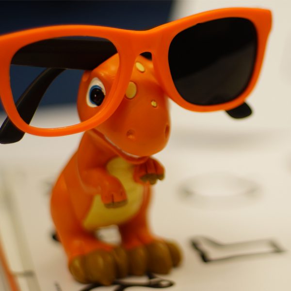kids toy wearing glasses